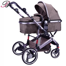 2019wholesale custom good 3 in 1 baby stroller with Explosion-proof wheel